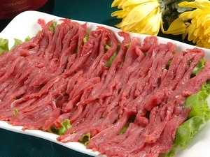 Meat strip-cutting