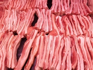 Meat strip-cutting