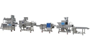 Automatic Meat Forming, Battering & Breading Line