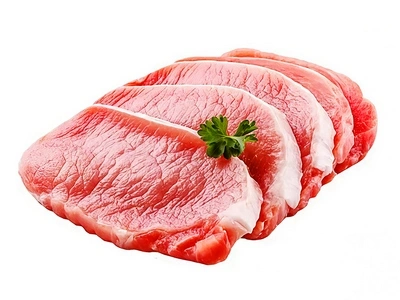 Sliced pork