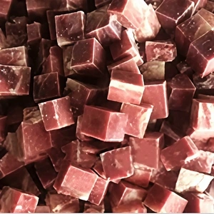 Frozen beef cubes