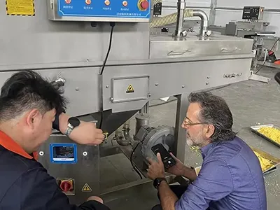 Chicken Nugget Forming, Battering & Breading Line for a Frozen Food Brand in Colombia