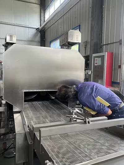 Chicken Nugget Forming, Battering & Breading Line for a Frozen Food Brand in Colombia